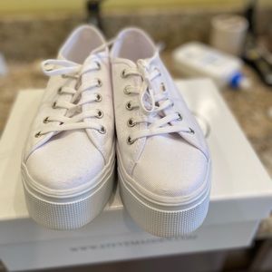 Steve Madden platform sneakers.
